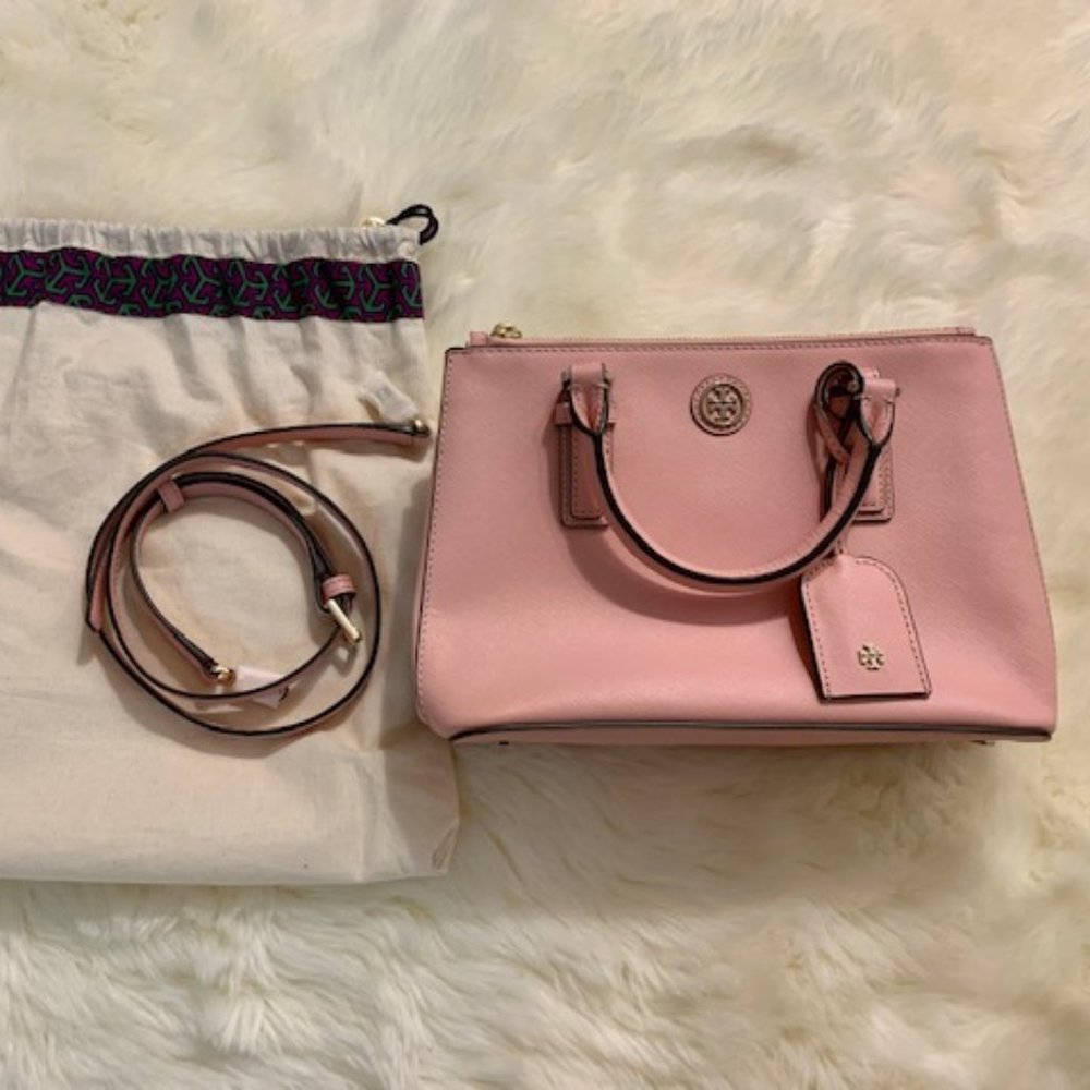 Tory Burch Pink Bag Micro Robinson Rose Sachet